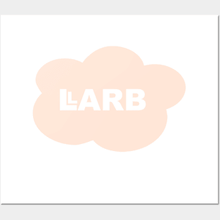 Peach LARB Studios Cloud | LARB Studios & Abelia Rose Posters and Art